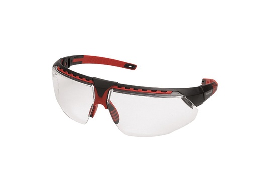 [25264] OCCHIALI AVATAR -nero/rosso - anti nebbia ed anti graffio