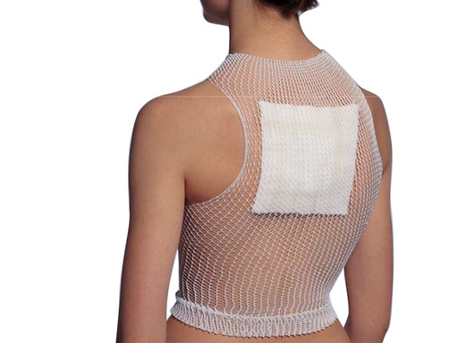 [34709] RETE TUBOLARE ELASTICA - calibro 9 per spalle, corpo e schiena