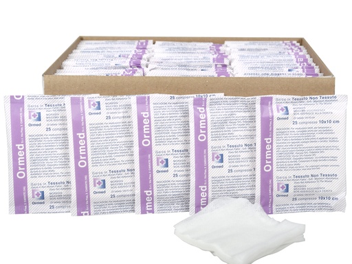 [35025] GARZA TNT 10x10cm - busta da 25