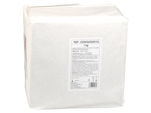 [34791] GARZA COTONE 20x20 cm confezione da 1 kg