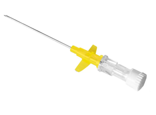 [DMM04236] Ago cannula con alette 1 via BD INSYTE   - GIALLO 24G