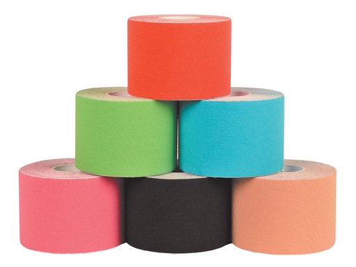 [34752] TAPING KINESIOLOGIA 5 m x 5 cm - mix 6 colori