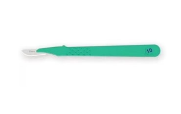 [DMM04229] Bisturi monouso fig.10 con sistema di sicurezza