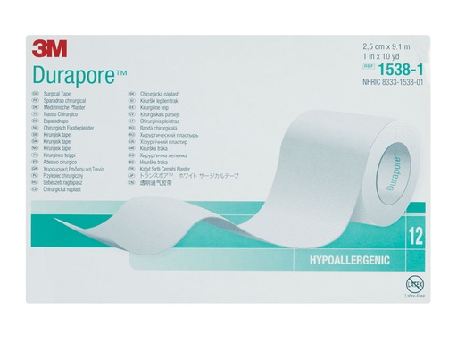 [34925] DURAPORE 3M - h 25 mm x 9,14 m