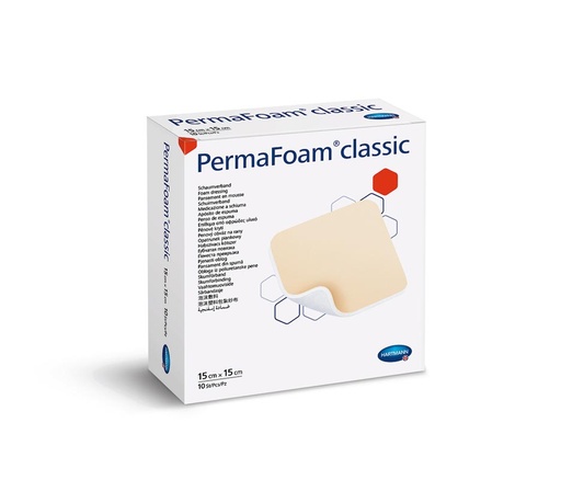 [DMM01266] Permafoam Medicazione sterile in schiuma di poliuretano 10x10 cm

