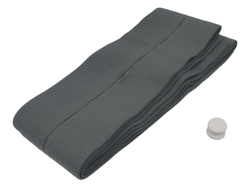 [29545] CINGHIE MONITOR FETALE RIUTILIZZABILI 6x150 cm - grigio