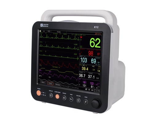 [35307] MONITOR MULTIPARAMETRICO GIMA K12 TOUCHSCREEN - ECG 5 derivazioni