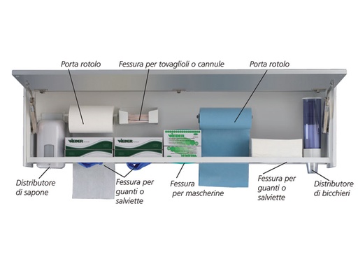 [45298] PENSILE MULTIUSO - large - colore a richiesta