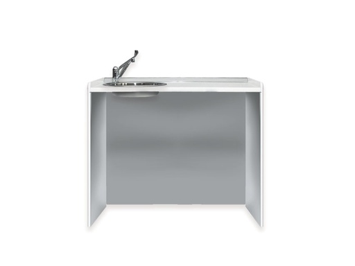 [45421] PIANO DI LAVORO 106 cm - lavello a sinistra