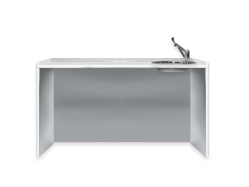 [45423] PIANO DI LAVORO 156 cm - lavello a destra