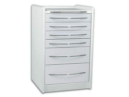 [45442] CASSETTIERA MOBILE GE419 6 cassetti 49 cm - bianca