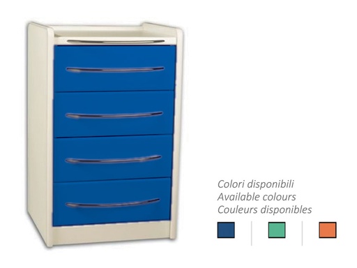 [45451] CASSETTIERA MOBILE GE416 4 cassetti 49 cm - colore a scelta