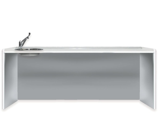 [45427] PIANO DI LAVORO 206 cm - lavello a sinistra