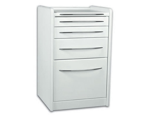 [45440] CASSETTIERA MOBILE GE414 4 cassetti 49 cm - bianca