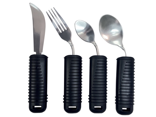 [28921] KIT POSATE MODELLABILE (forchetta, coltello, cucchiaio piccolo e grande)