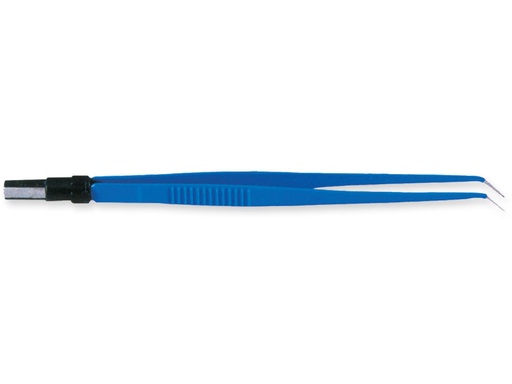 [30653] PINZA BIPOLARE CURVA 20 cm - punte 1 mm