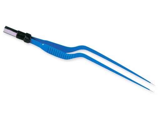 [30659] PINZA BIPOLARE BAIONETTA 22 cm - punte 1 mm