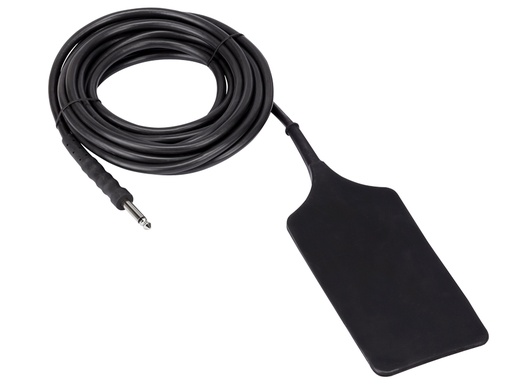 [30562] PLACCA FLESSIBILE IN GOMMA 15x8 cm con cavo 4,5 m