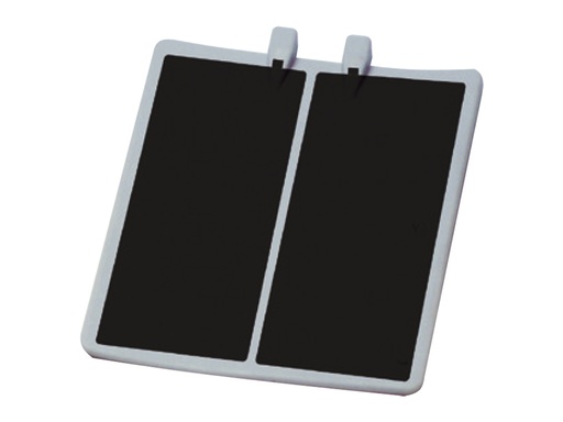 [30574] PLACCA GOMMA BIPARTITICA 20 x 15 cm