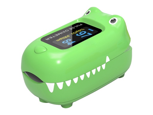 [35057] PULSOXIMETRO PEDIATRICO OXY-0 - coccodrillo - GB,IT,ES,DE,GR,PL