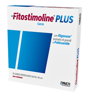 [SDF08019] Garza impregnata fitostimoline 15% 10 x 10 cm (busta da 10 pz.)

