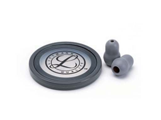 [51471] KIT LITTMANN 40018: membrana+anello+olive per Master Cardiology-grigio