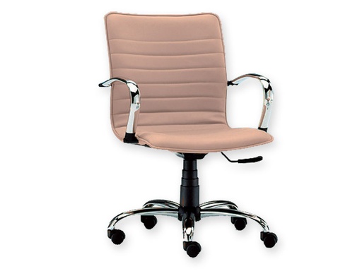 [45128] SEDIA ELITE SCHIENALE BASSO - similpelle - beige