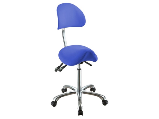 [GM-30729] SGABELLO ERGO con schienale - blu