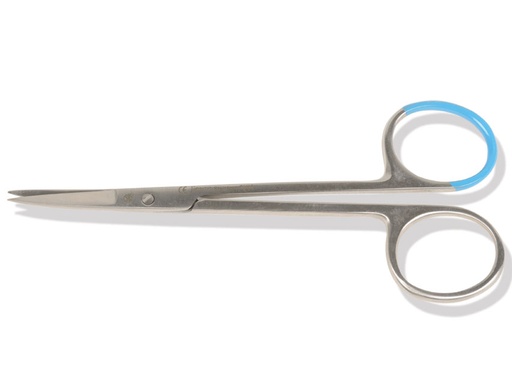 [38831] FORBICI IRIS STERILI punte acute - curve - 11,5 cm