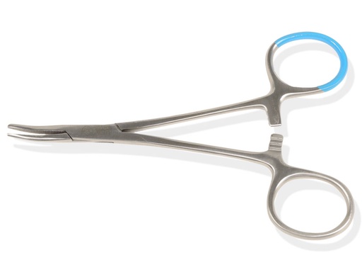 [38876] PINZA EMOSTATICA H. MOSQUITO STERILE - curva - 12,5 cm
