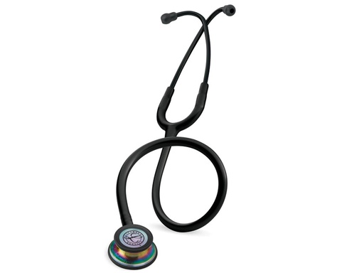 [32308] LITTMANN CLASSIC III - 5870 - nero - finiture arcobaleno