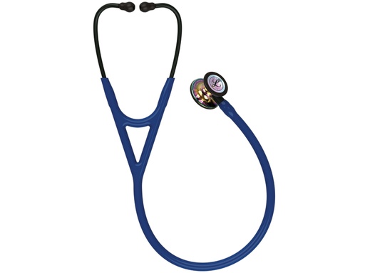 [32619] LITTMANN CARDIOLOGY IV - 6242 - blu navy - finiture arcobaleno