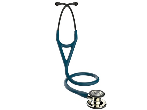 [32643] LITTMANN CARDIOLOGY IV - 6190 - blu caraibi - finiture champagne