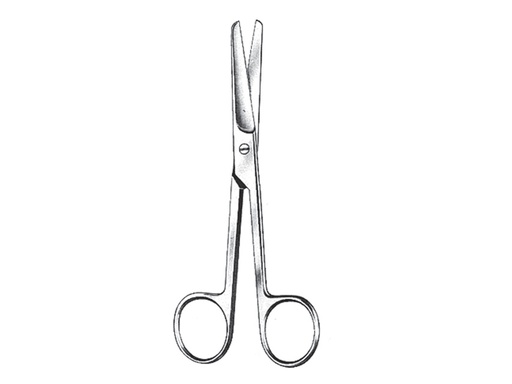 [26887] FORBICI RETTE - punte smusse - 20 cm