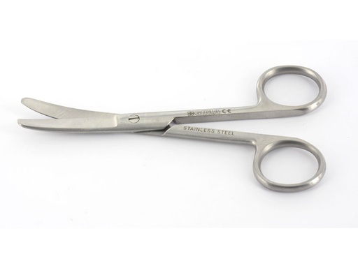 [26890] FORBICI CURVE - punte smusse - 18 cm