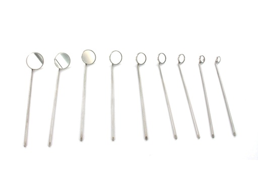 [31612] SERIE SPECCHI LARINGE - 9 pezzi