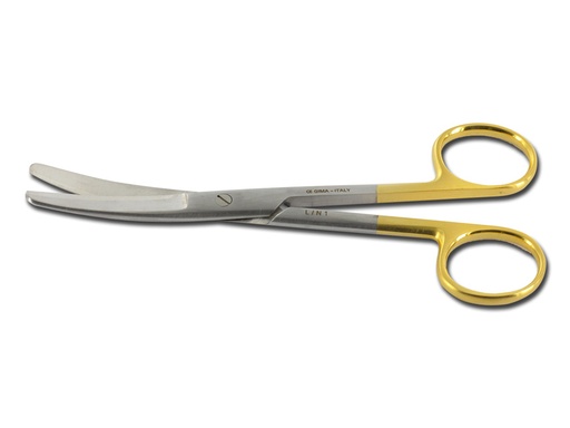 [26504] FORBICI CURVE C.T. PUNTE SMUSSE - 14,5 cm