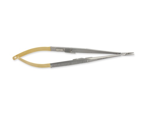 [GM-31395] PORTA AGHI CASTROVIEJO C.T. RETTO - 14 cm - punte zigrinate